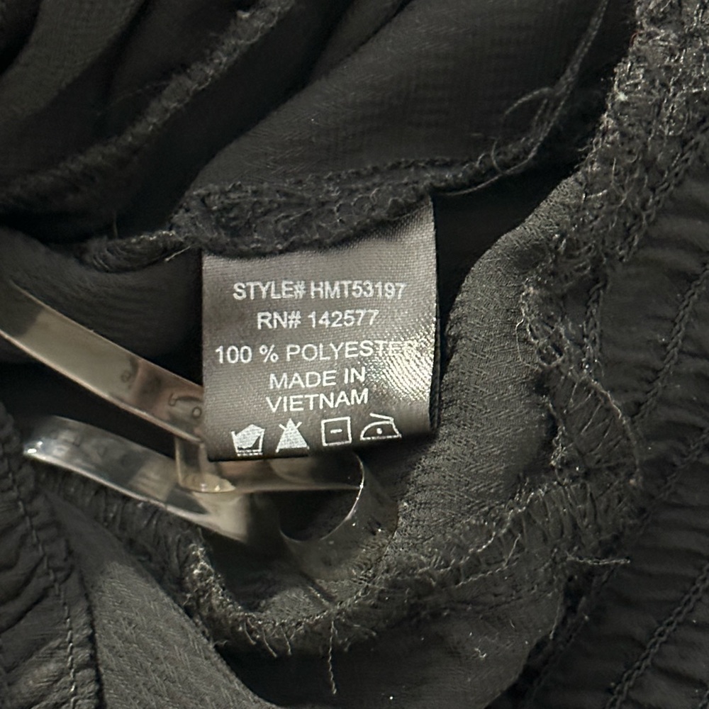 Haute Monde Black Ruffled Square-Neck Blouse - Picture 4 of 5